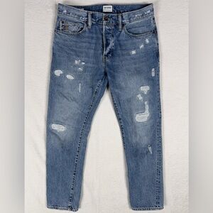 Todd Snyder Slim Fit Selvedge Denim Jeans Men's 31x29*‎ Distressed Button Fly